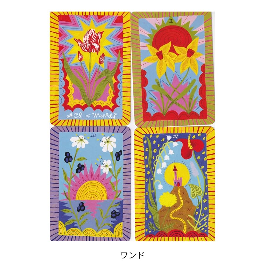 タロットカード　The Gentle Tarot❣️ Amazon.co.jp: Generic ジェントルハートピンクタロットカード